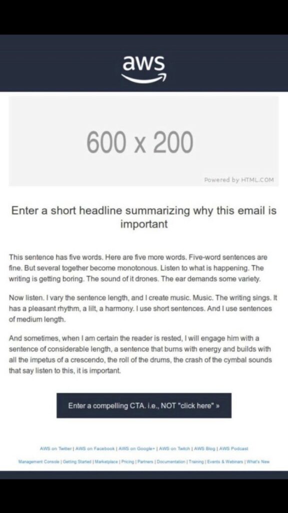 Although it is easy to chuckle at Amazon’s gaffe, it is important to recognize the intrinsic value of the leaked template. In fact, every marketing team could benefit from following the template’s simple instructions. Let’s break it down.