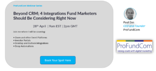 REPLAY::Beyond CRM; 4 Integrations Fund Marketers Should Be Considering Right Now