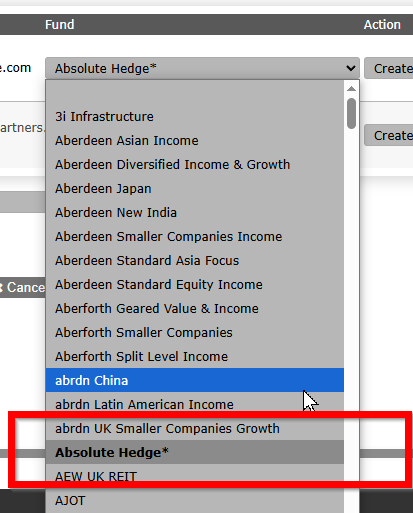 0 - COMPLETE - CS - Auto-links screen - highlight funds that already have the link