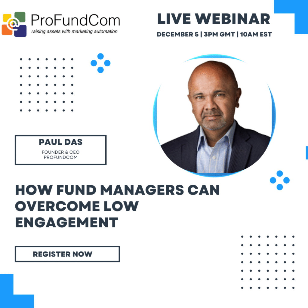 WEBINAR::How Fund Managers Can Overcome Low Engagement